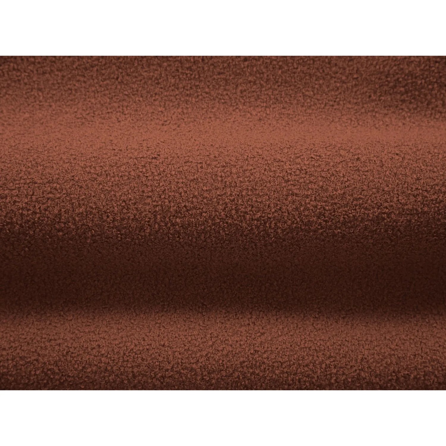 Chuck Sessel, drehbar, mit Bezug aus Boucle (NoN54) in Ziegel, 78x77 cm – Bild 6