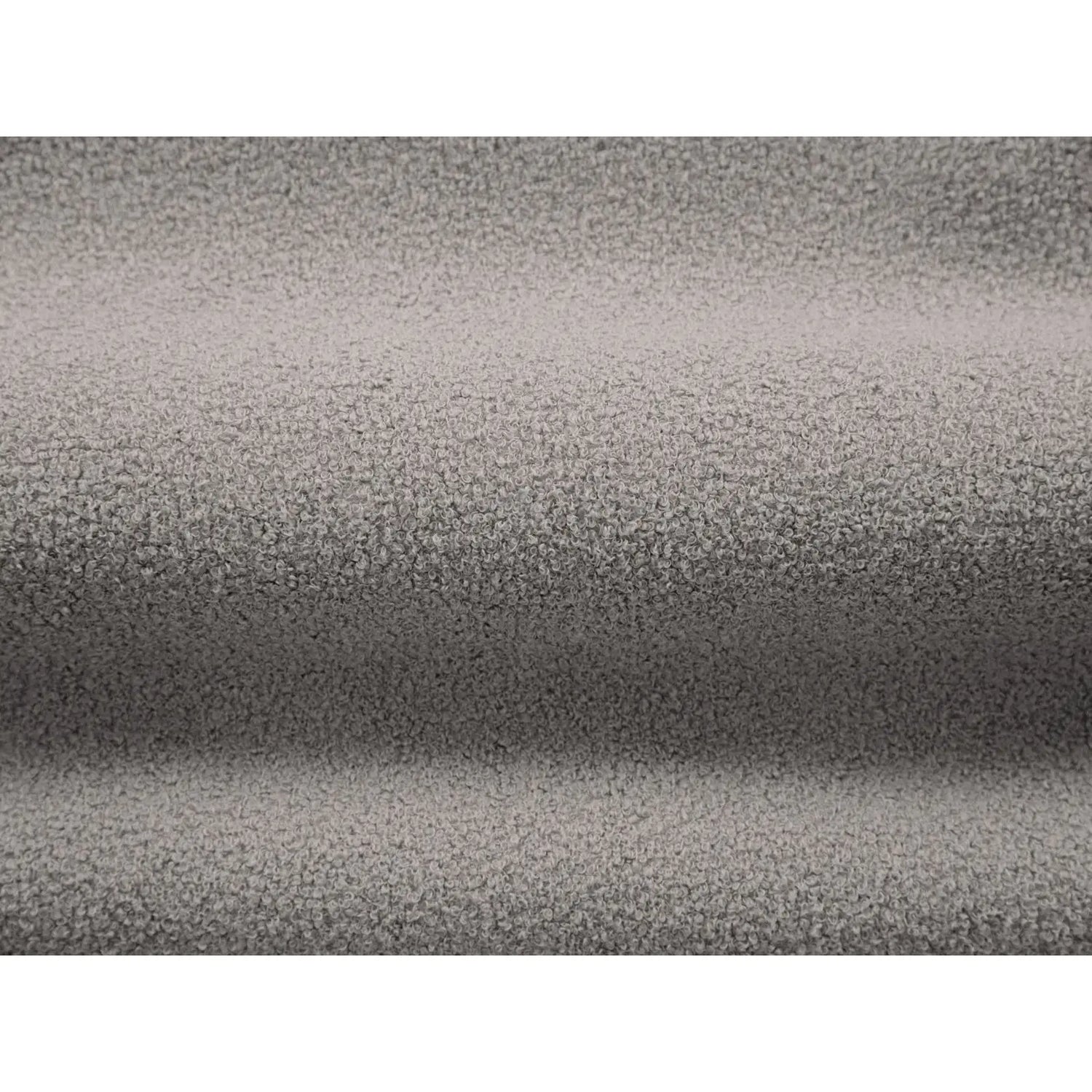 Chuck Sessel, drehbar, mit Bezug aus Boucle (NoN83) in Hellgrau, 78x77 cm – Bild 6