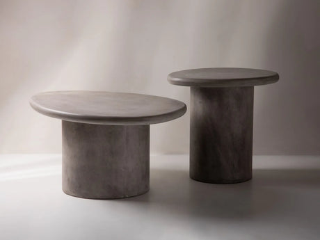 Daria Beistelltisch aus Beton, 55x47x50 cm – Bild 2