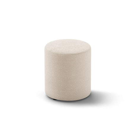 Dia Pouf aus Boucle (Baloo 2074) in Beige, 40x40 cm – Bild 2