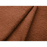 Dia Pouf aus Boucle (Baloo 2078) in Terrakotta, 40x40 cm – Bild 3