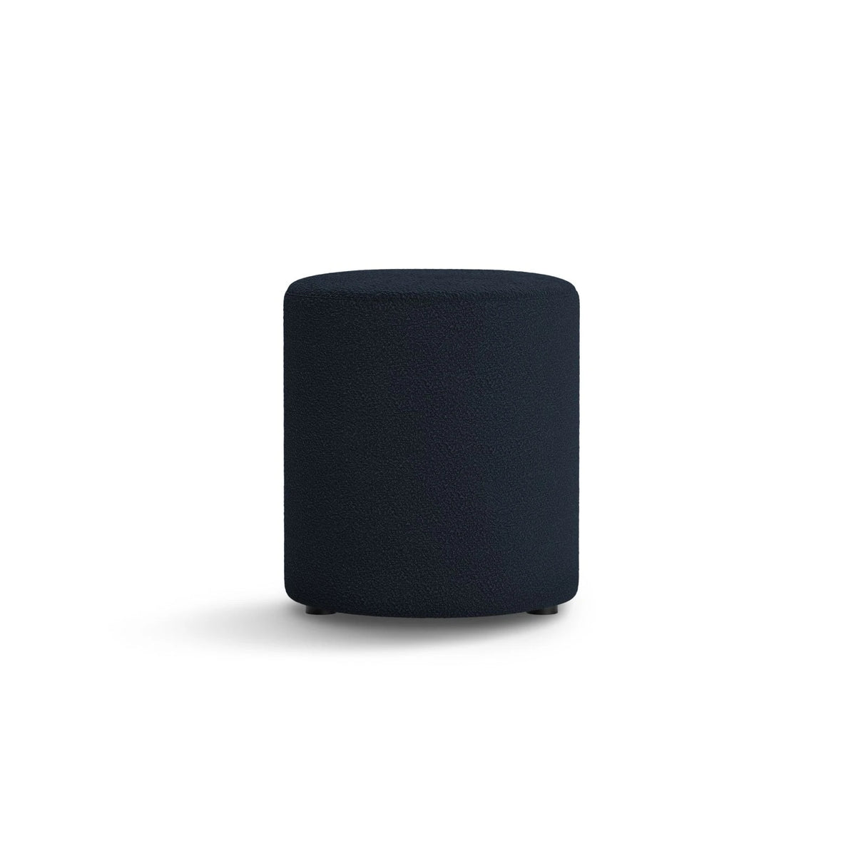 Dia Pouf aus Boucle (Baloo 2088) in Dunkelblau, 40x40 cm – Bild 1