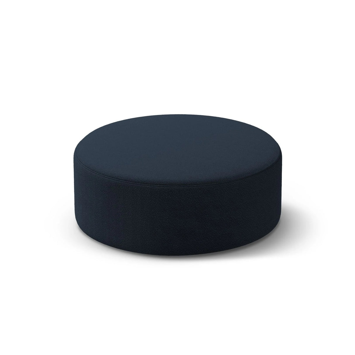 Dia Pouf aus Boucle (Baloo 2088) in Dunkelblau, 90x90 cm – Bild 2