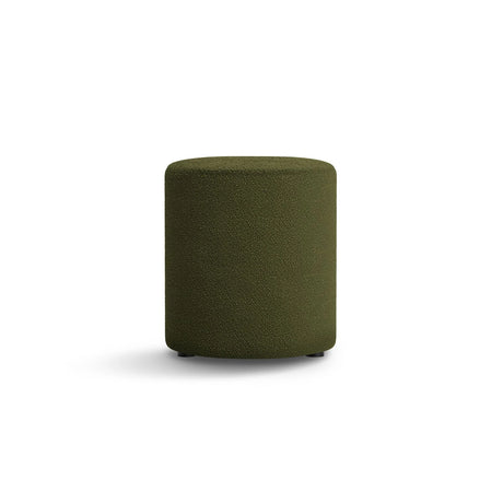 Dia Pouf aus Boucle (Baloo 2090) in Dunkles olivgrün, 40x40 cm – Bild 1