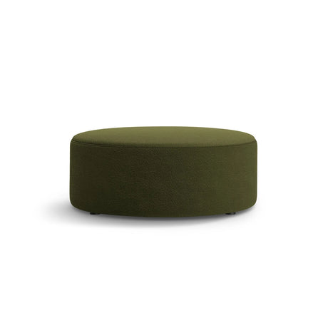 Dia Pouf aus Boucle (Baloo 2090) in Dunkles olivgrün, 90x90 cm – Bild 1