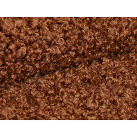 Dia Pouf aus Boucle (Rolf 10) in Brick, 40x40 cm – Bild 3