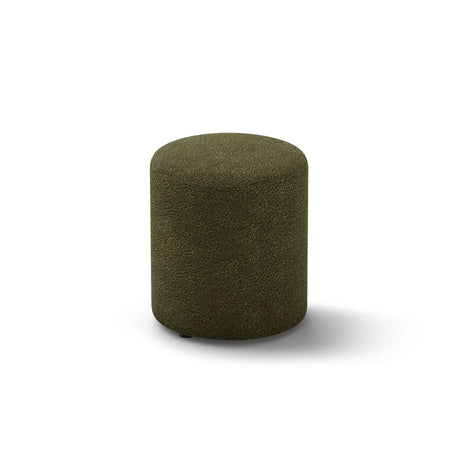 Dia Pouf aus Boucle (Rolf 14) in Grün, 40x40 cm – Bild 2