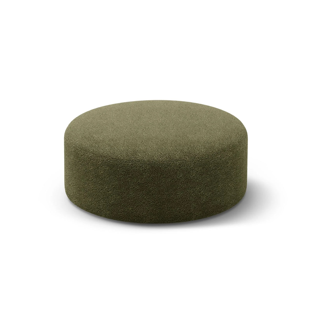 Dia Pouf aus Boucle (Rolf 14) in Grün, 90x90 cm – Bild 2