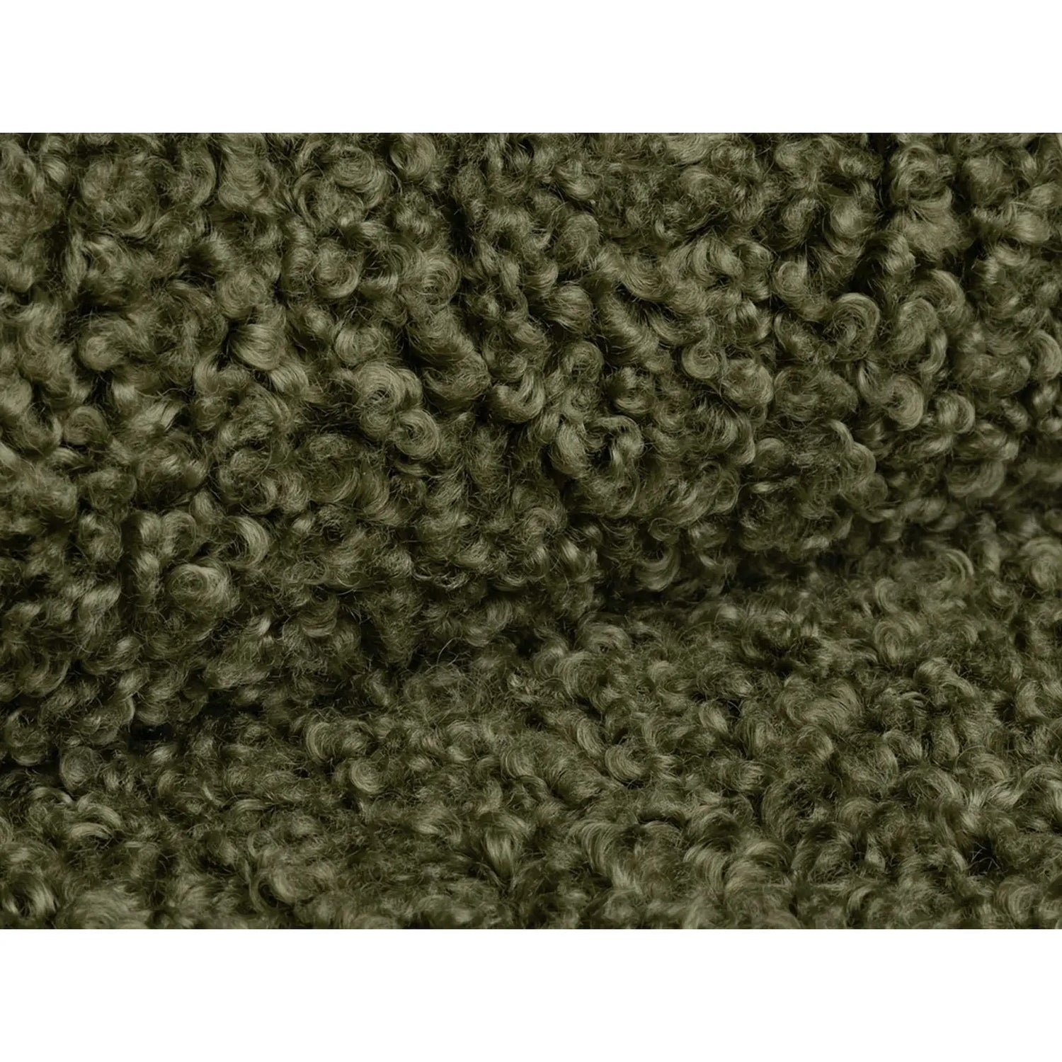 Dia Pouf aus Boucle (Rolf 14) in Grün, 90x90 cm – Bild 3