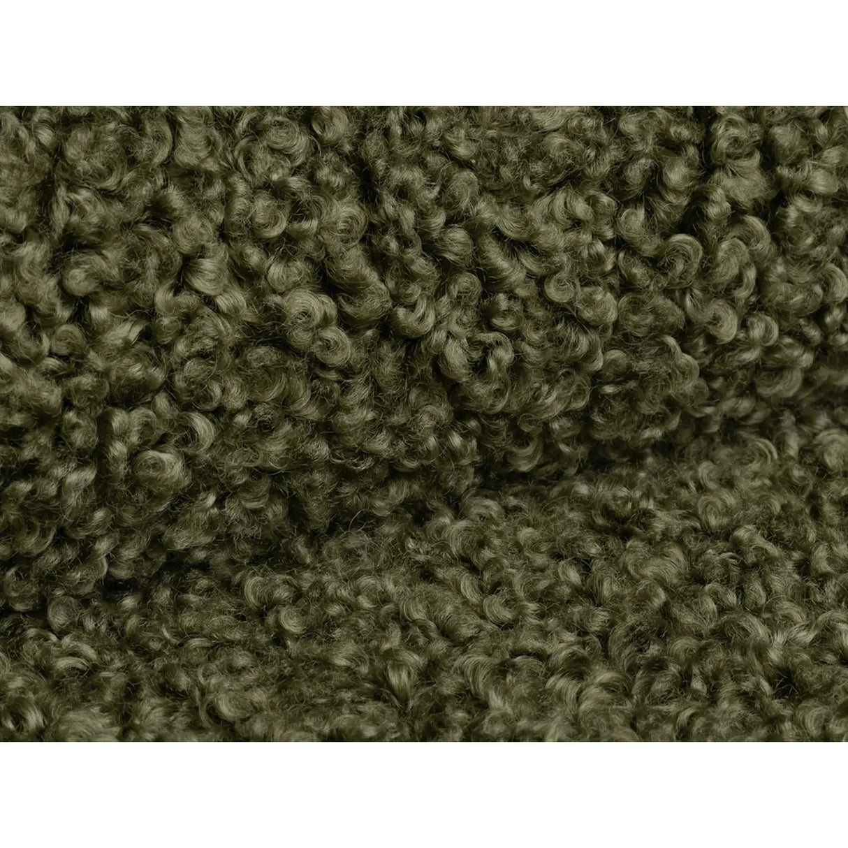 Dia Pouf aus Boucle (Rolf 14) in Grün, 90x90 cm – Bild 3