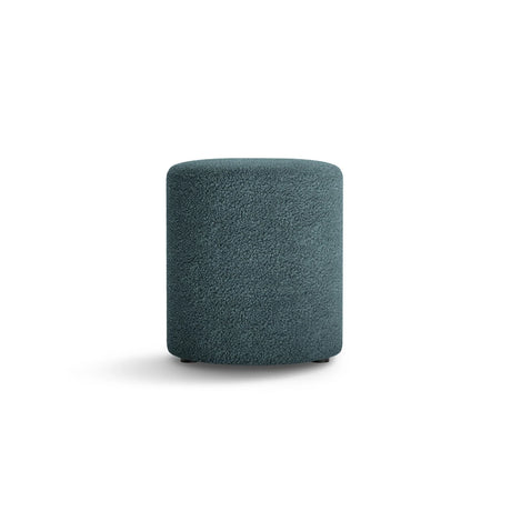Dia Pouf aus Boucle (Rolf 17) in Petrol, 40x40 cm – Bild 1