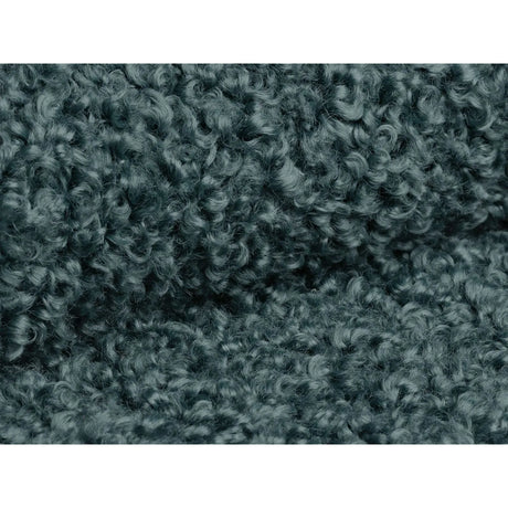 Dia Pouf aus Boucle (Rolf 17) in Petrol, 40x40 cm – Bild 3