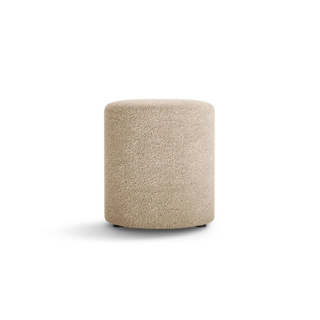 Dia Pouf aus Boucle (Rolf 2) in Sand, 40x40 cm – Bild 1