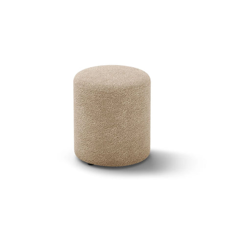 Dia Pouf aus Boucle (Rolf 2) in Sand, 40x40 cm – Bild 2