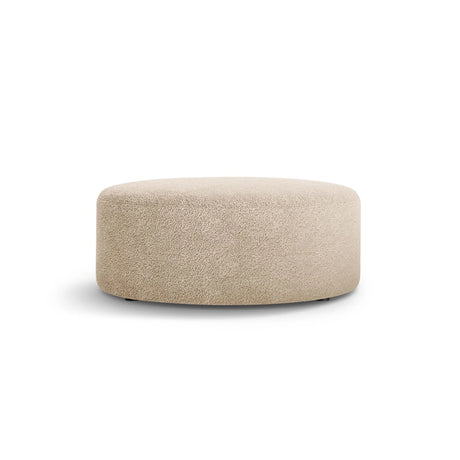 Dia Pouf aus Boucle (Rolf 2) in Sand, 90x90 cm – Bild 1