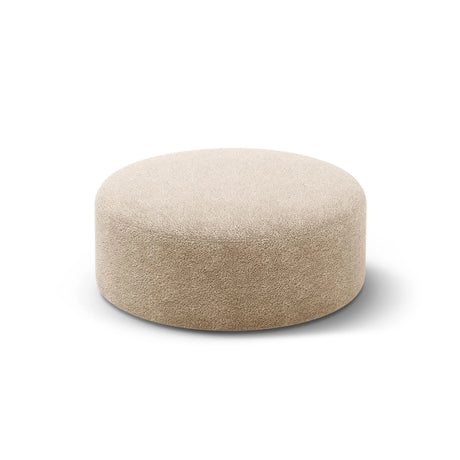 Dia Pouf aus Boucle (Rolf 2) in Sand, 90x90 cm – Bild 2
