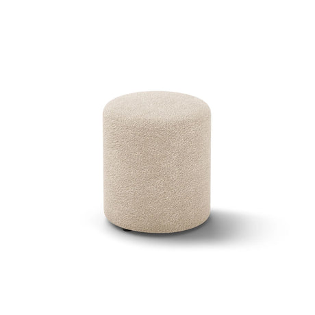 Dia Pouf aus Boucle (Rolf 3) in Leichtes Beige, 40x40 cm – Bild 2