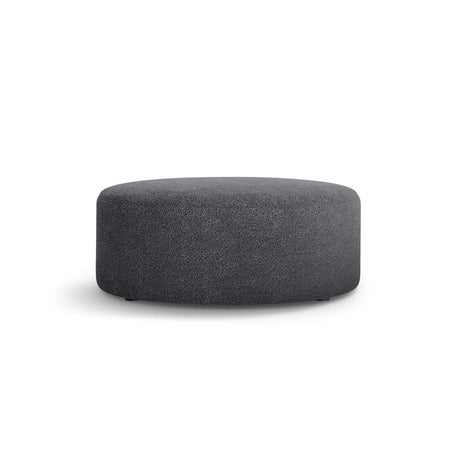 Dia Pouf aus Boucle (Rolf 7) in Dunkelgrau, 90x90 cm – Bild 1