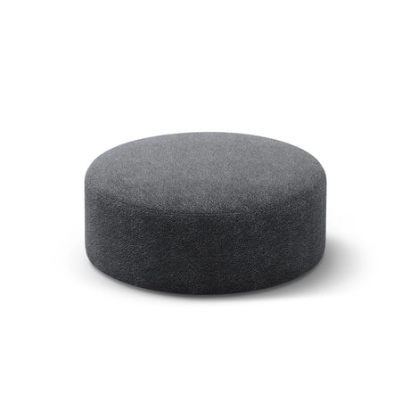 Dia Pouf aus Boucle (Rolf 7) in Dunkelgrau, 90x90 cm – Bild 2