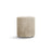 Dia Pouf aus Cord (Tilia 03) in Leichtes Beige, 40x40 cm – Bild 1