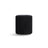 Dia Pouf aus Cord (Tilia 100) in Schwarz, 40x40 cm – Bild 1