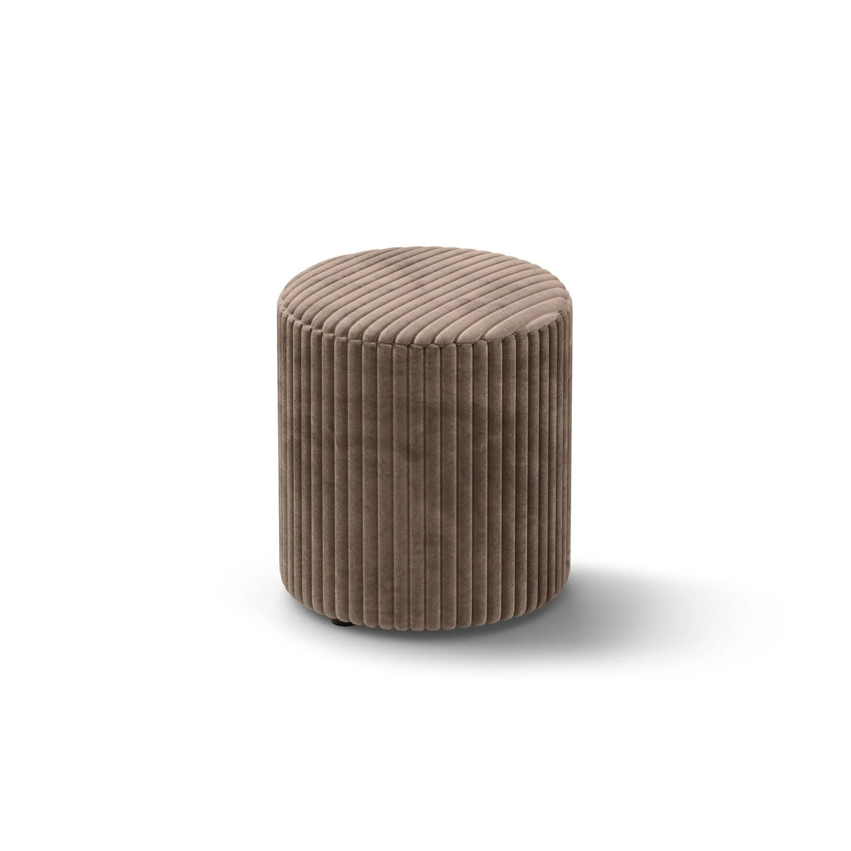 Dia Pouf aus Cord (Tilia 17) in Acorn, 40x40 cm – Bild 2