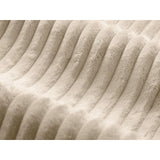 Dia Pouf aus Corduroy (Tilia 03) in Leichtes Beige, 90x90 cm – Bild 3