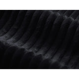 Dia Pouf aus Corduroy (Tilia 100) in Schwarz, 90x90 cm – Bild 3