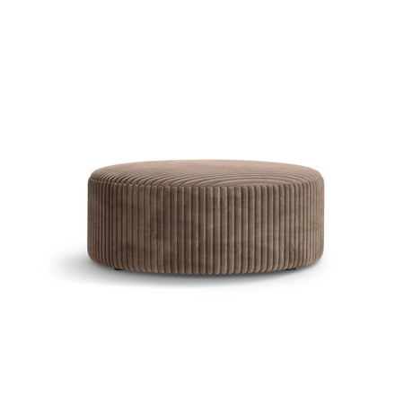 Dia Pouf aus Corduroy (Tilia 17) in Acorn, 90x90 cm – Bild 1