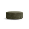 Dia Pouf aus Corduroy (Tilia 37) in Moosgrün, 90x90 cm – Bild 1