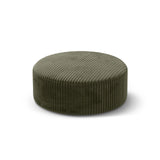 Dia Pouf aus Corduroy (Tilia 37) in Moosgrün, 90x90 cm – Bild 2