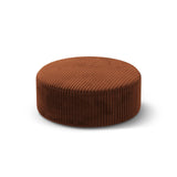 Dia Pouf aus Corduroy (Tilia 52) in Brick, 90x90 cm – Bild 2