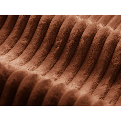 Dia Pouf aus Corduroy (Tilia 52) in Brick, 90x90 cm – Bild 3