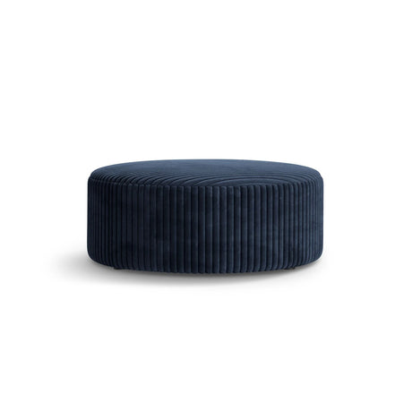 Dia Pouf aus Corduroy (Tilia 77) in Marineblau, 90x90 cm – Bild 1