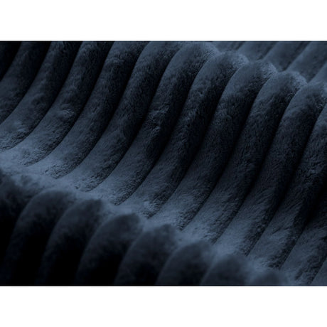Dia Pouf aus Corduroy (Tilia 77) in Marineblau, 90x90 cm – Bild 3