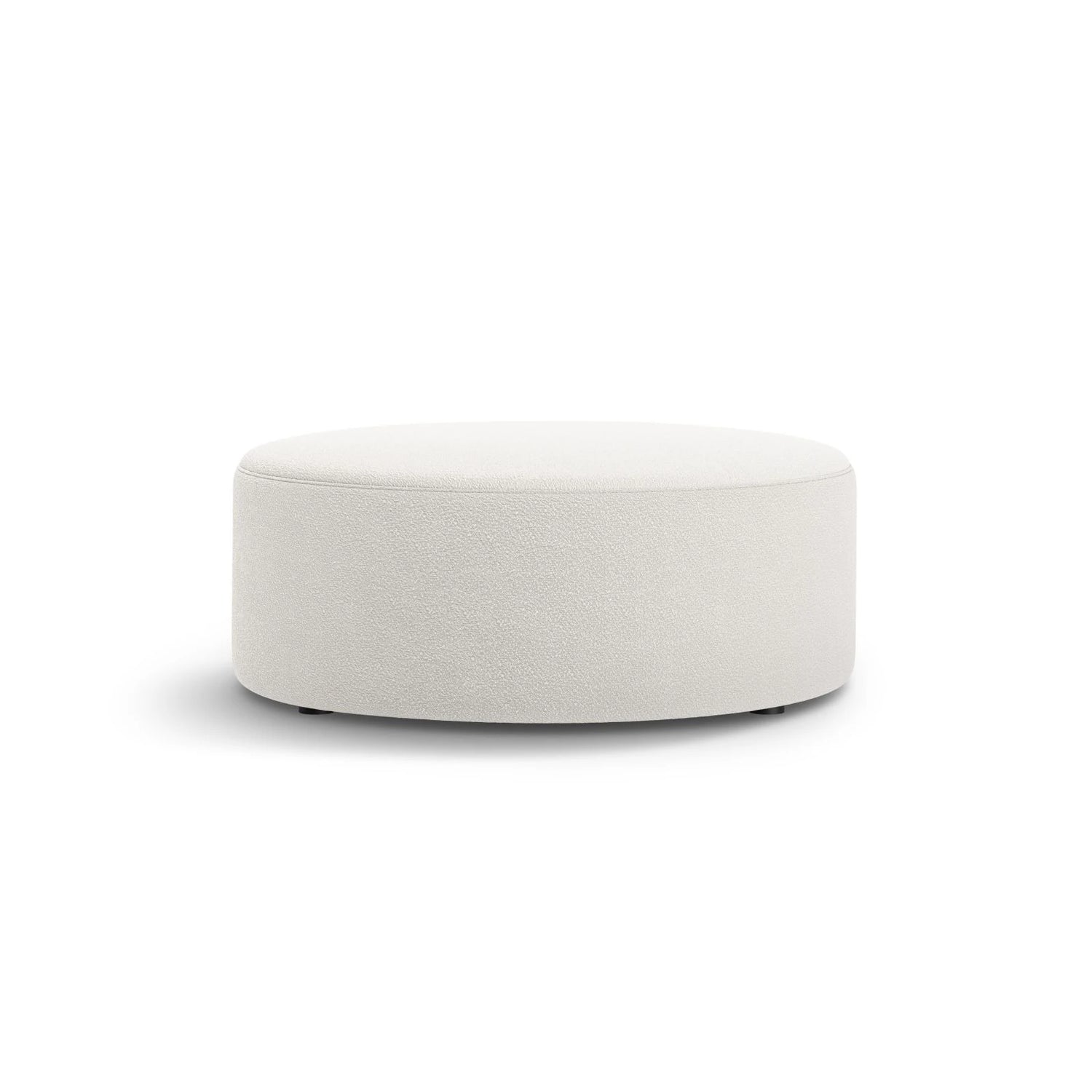 Dia Pouf aus Samt, Cord oder Boucle, 90x90 cm – Bild 1