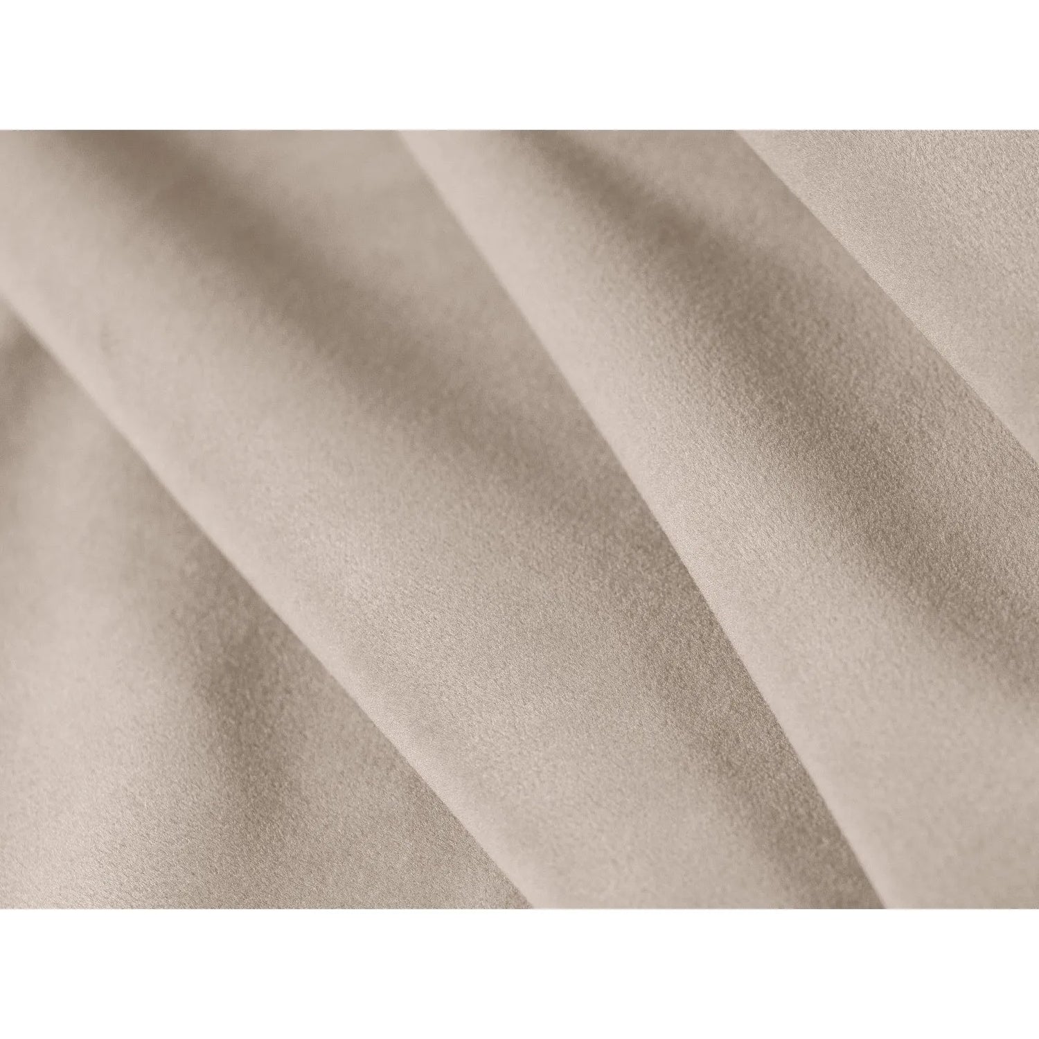 Dia Pouf aus Samt (Salvador 1) in Beige, 40x40 cm – Bild 3