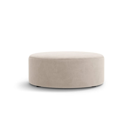 Dia Pouf aus Samt (Salvador 1) in Beige, 90x90 cm – Bild 1