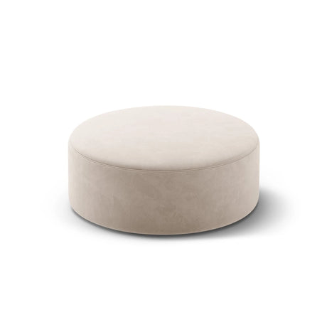 Dia Pouf aus Samt (Salvador 1) in Beige, 90x90 cm – Bild 2