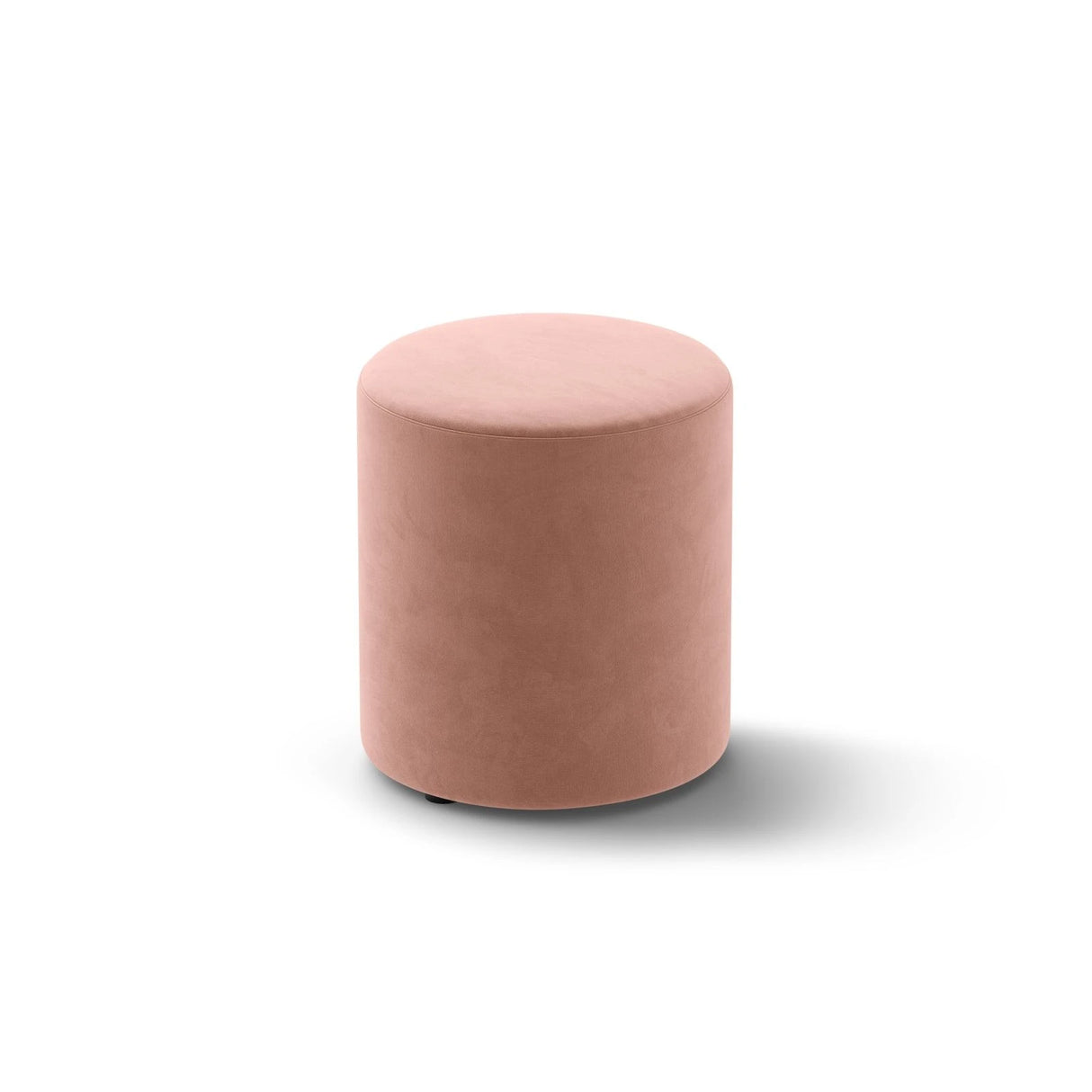 Dia Pouf aus Samt (Salvador 11) in Rosa, 40x40 cm – Bild 2