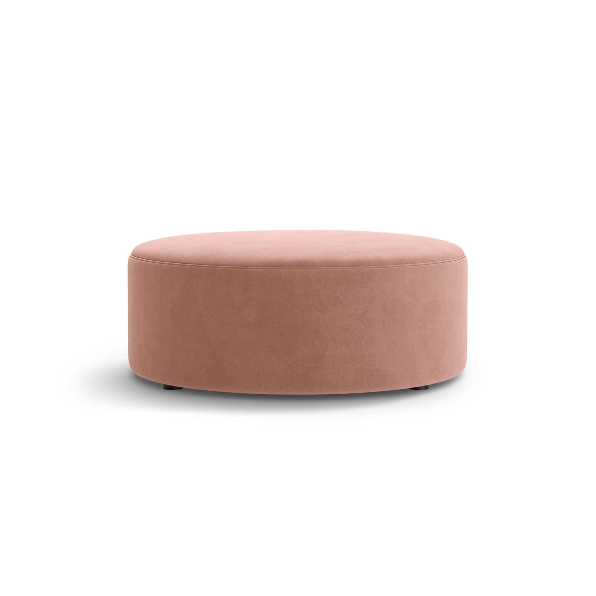 Dia Pouf aus Samt (Salvador 11) in Rosa, 90x90 cm – Bild 1
