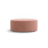 Dia Pouf aus Samt (Salvador 11) in Rosa, 90x90 cm – Bild 1