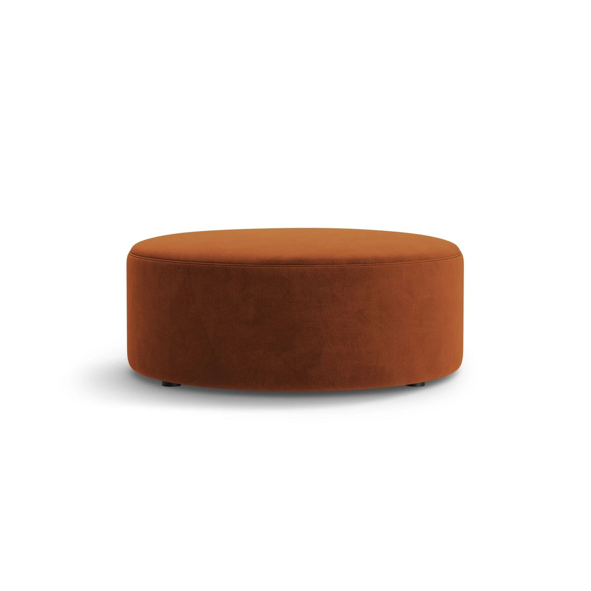 Dia Pouf aus Samt (Salvador 14) in Terrakotta, 90x90 cm – Bild 1