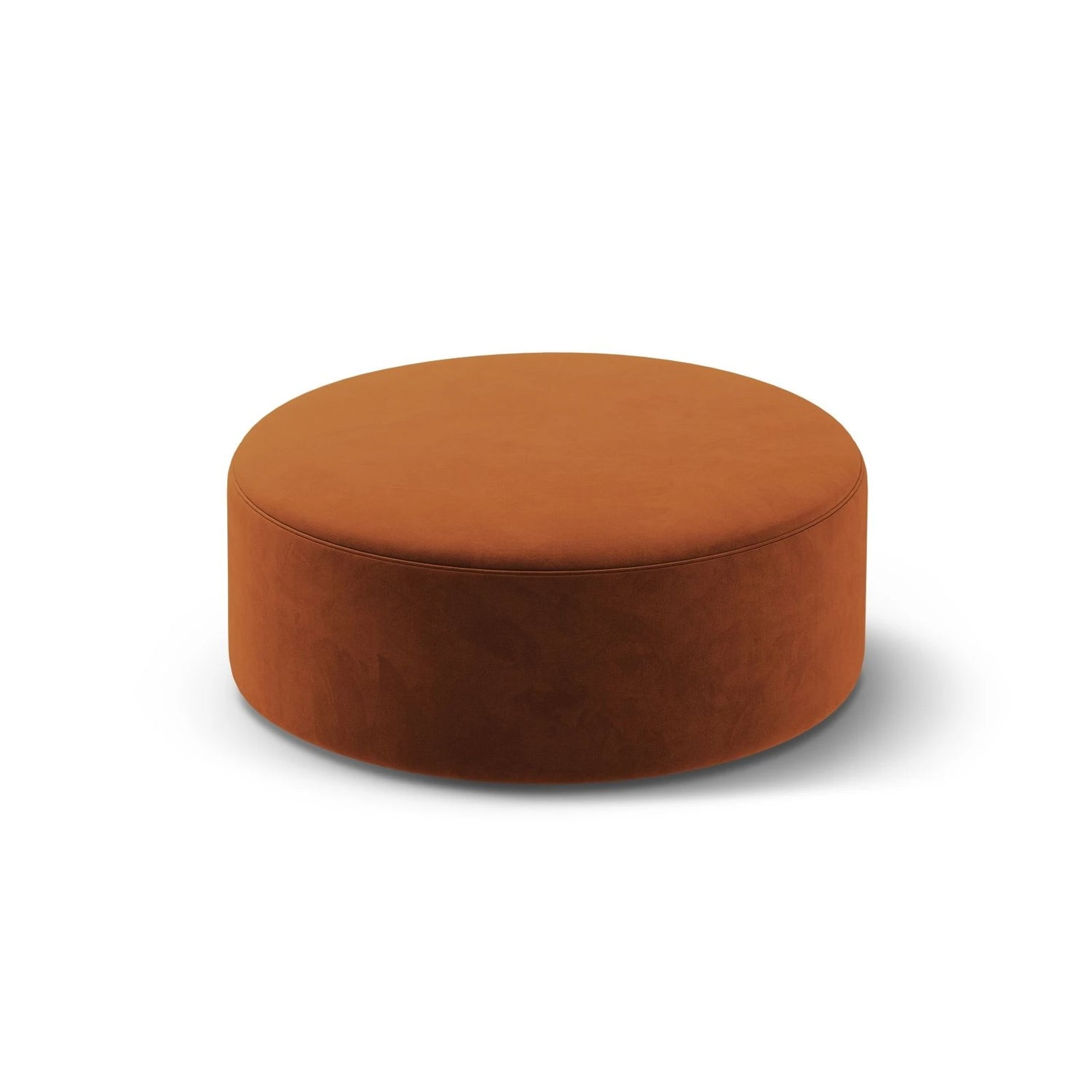 Dia Pouf aus Samt (Salvador 14) in Terrakotta, 90x90 cm – Bild 2