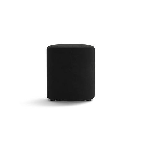 Dia Pouf aus Samt (Salvador 19) in Schwarz, 40x40 cm – Bild 1