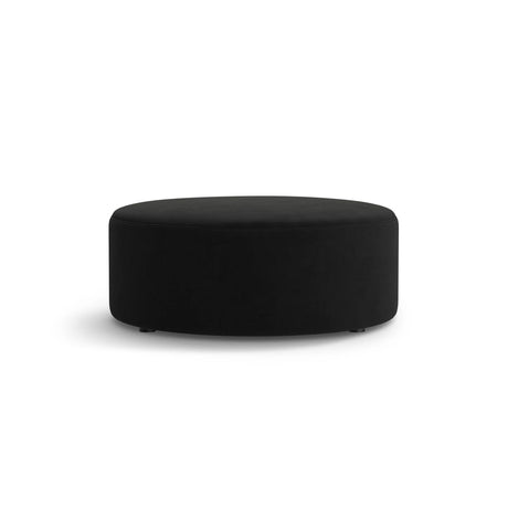 Dia Pouf aus Samt (Salvador 19) in Schwarz, 90x90 cm – Bild 1