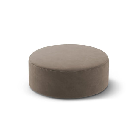 Dia Pouf aus Samt (Salvador 3) in Grau-Braun, 90x90 cm – Bild 2