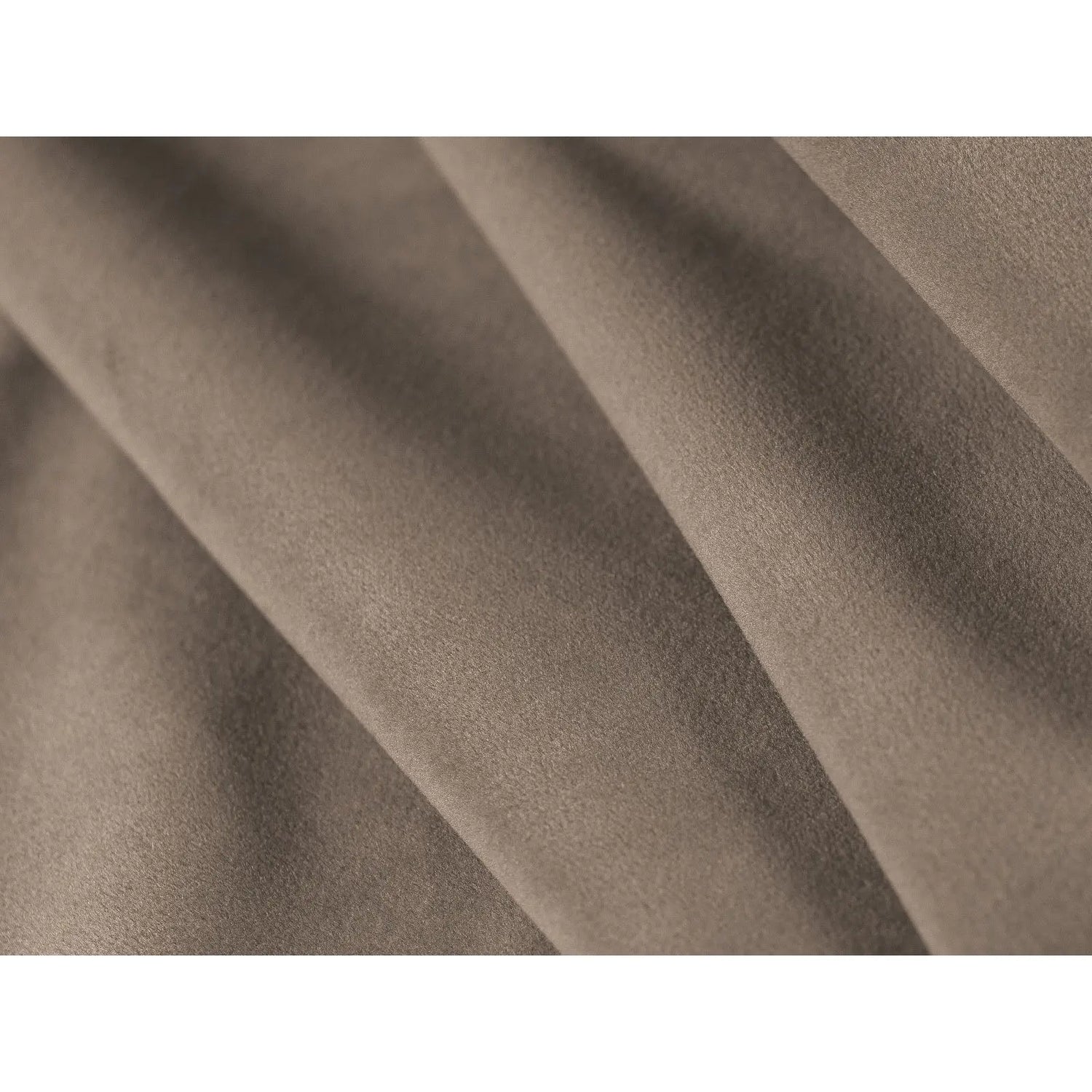 Dia Pouf aus Samt (Salvador 3) in Grau-Braun, 90x90 cm – Bild 3