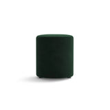 Dia Pouf aus Samt (Salvador 7) in Flaschengrün, 40x40 cm – Bild 1