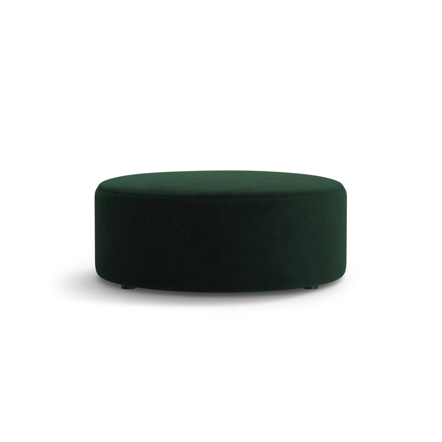Dia Pouf aus Samt (Salvador 7) in Flaschengrün, 90x90 cm – Bild 1
